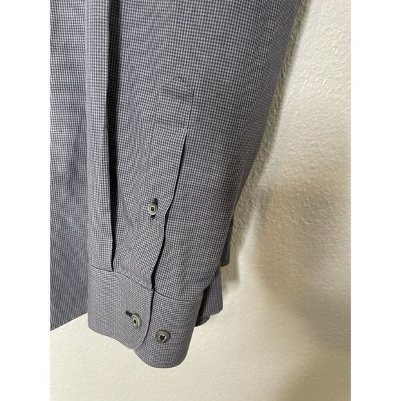 Untuckit Mens 2XL Wrinkle Free Long Sleeve Button Up Shirt Check XXL - Picture 4 of 15